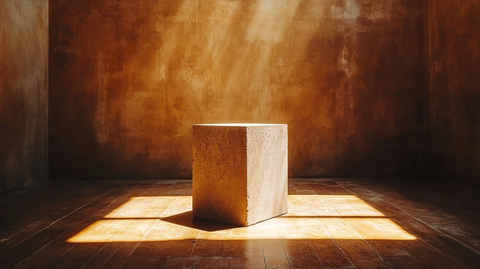 小讲台放在木地板上