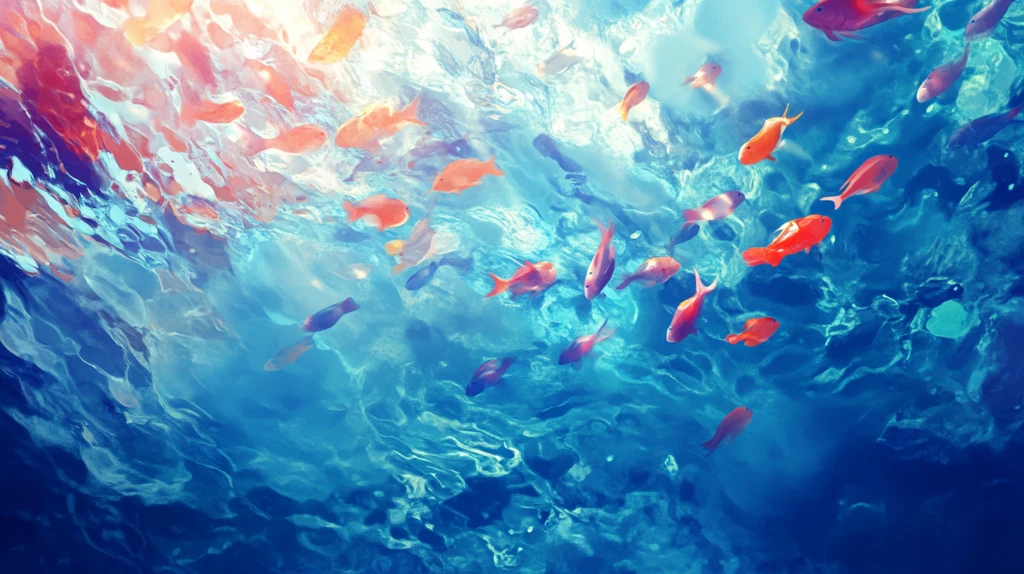 鱼群特写壁纸