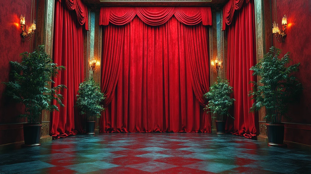 红色帷幕揭开特别演出