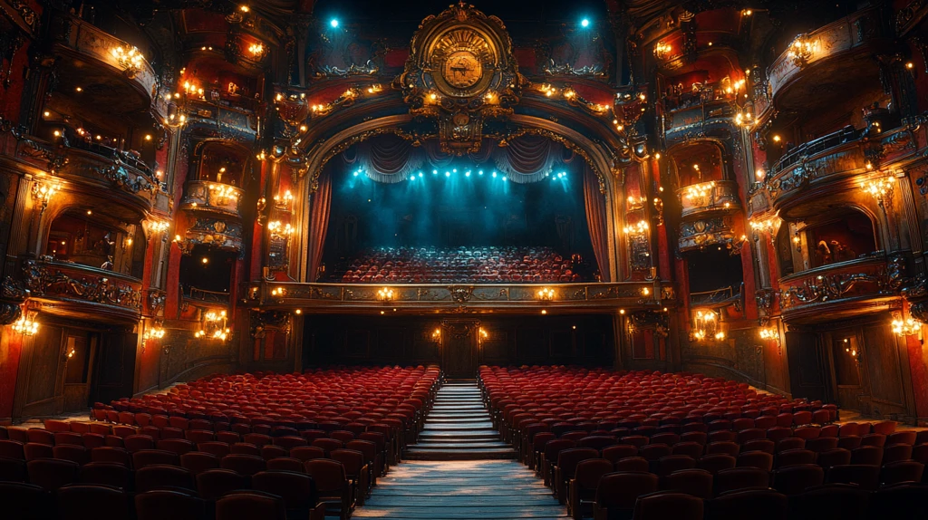 舞台视角看剧院座位