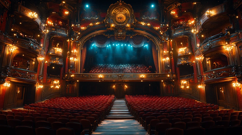 舞台视角看剧院座位