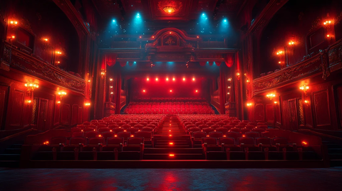 舞台视角看剧院座位