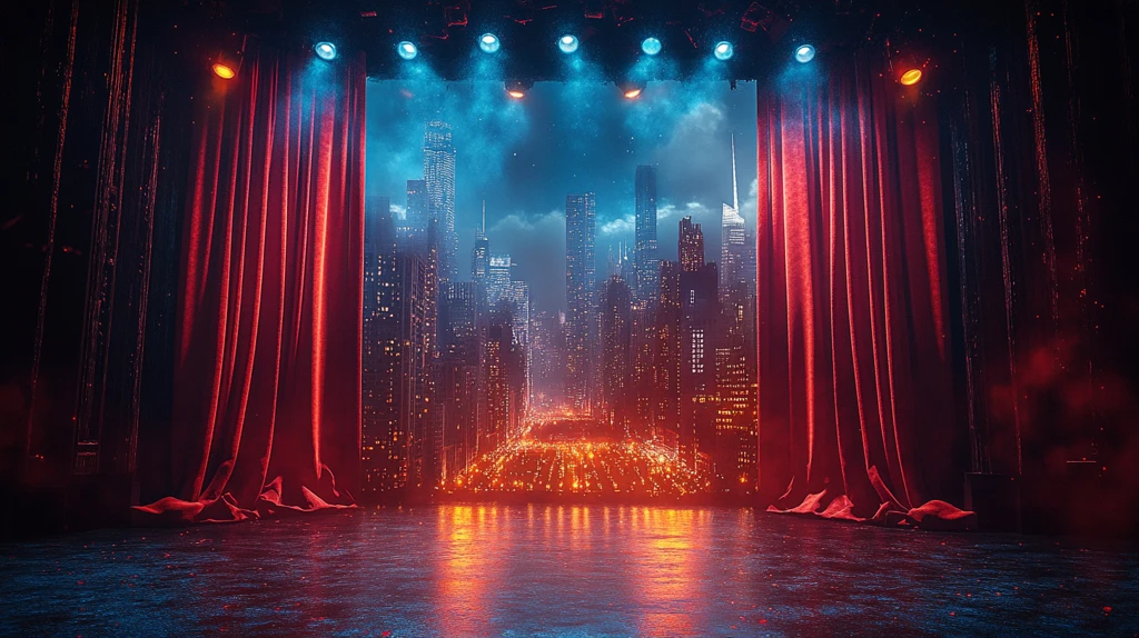 舞台剧海报背景