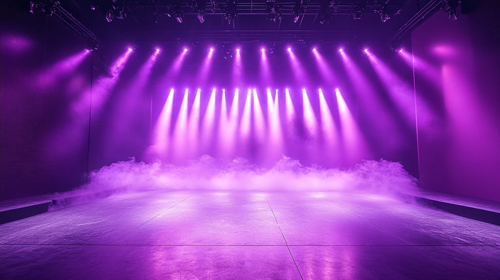 紫色烟雾舞台