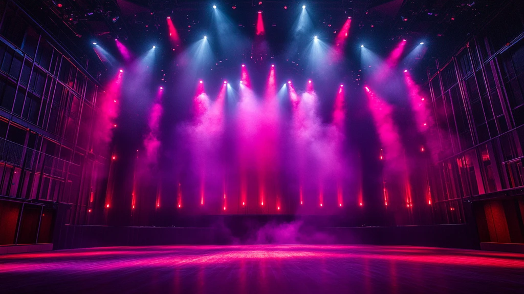 紫色烟雾舞台