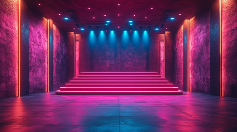 现代舞台时尚热情华丽灯光