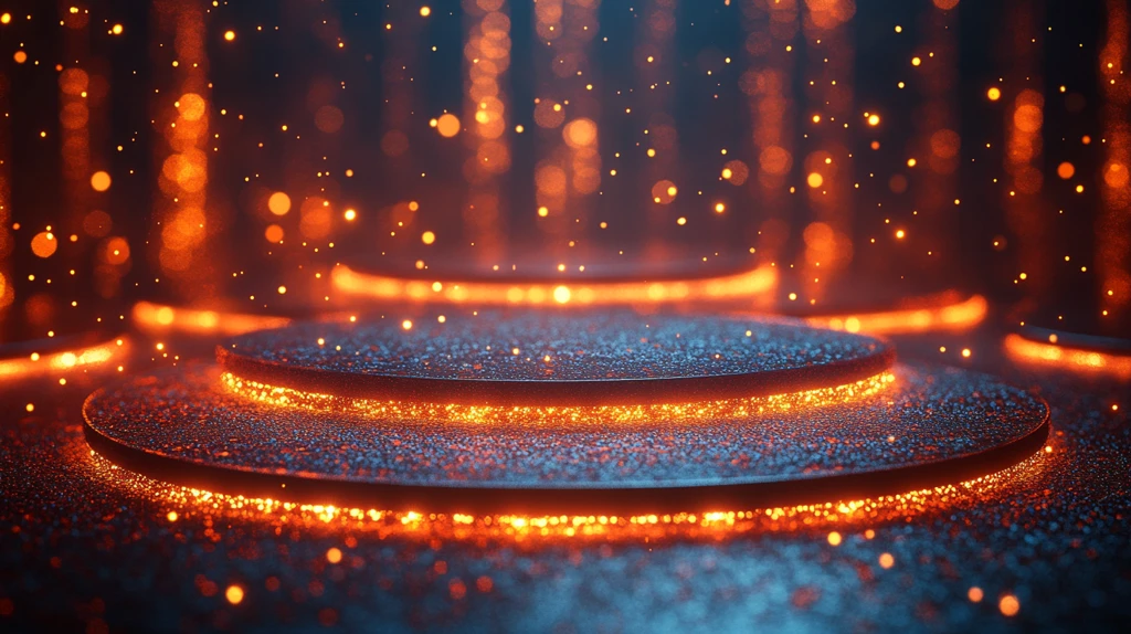 橙色舞台场景设计