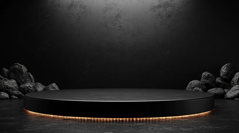 黑色舞台背景产品展示