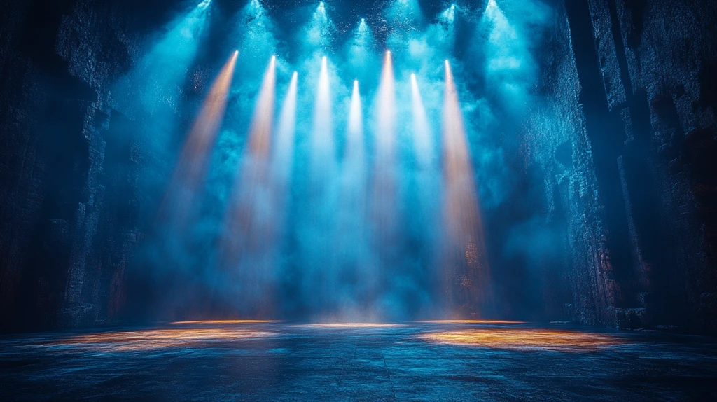 偶像演唱会舞台灯光