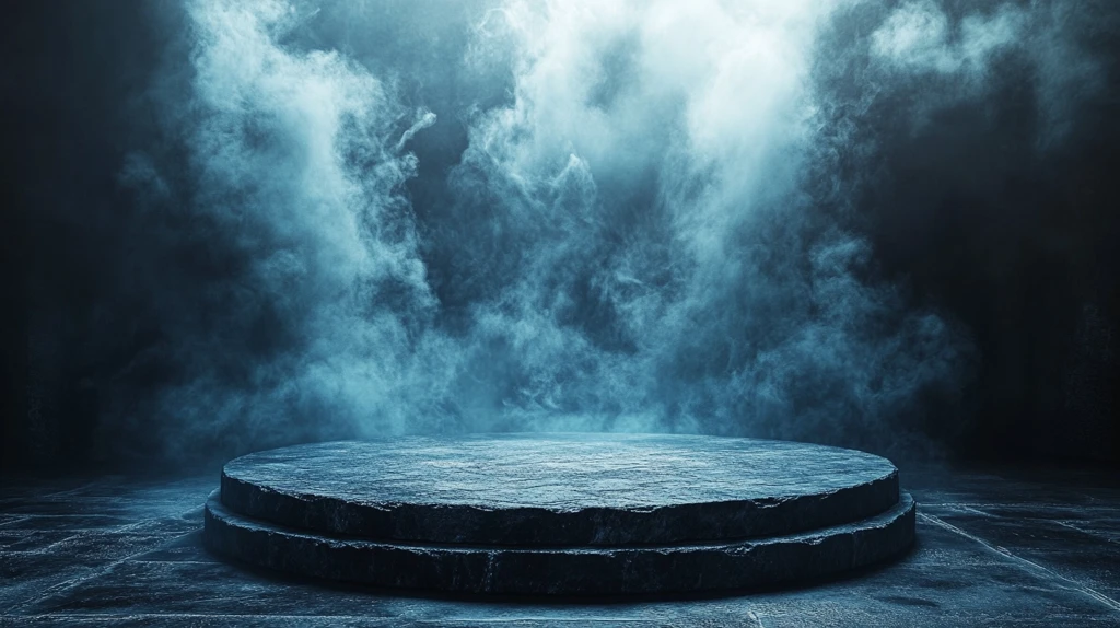 产品展示圆形讲台