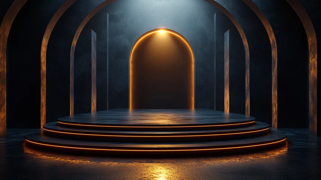 舞台中央聚光灯