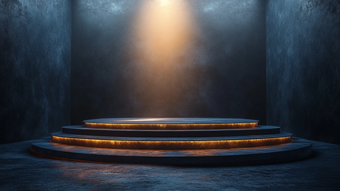 舞台中央聚光灯