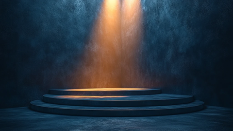 舞台中央聚光灯