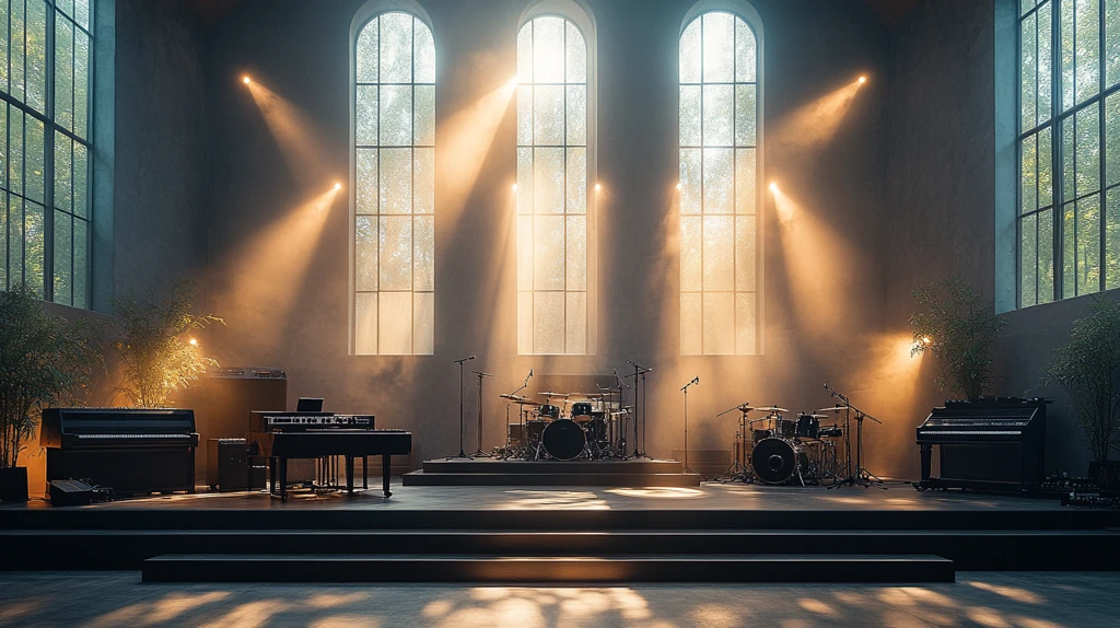 现代教堂舞台设备