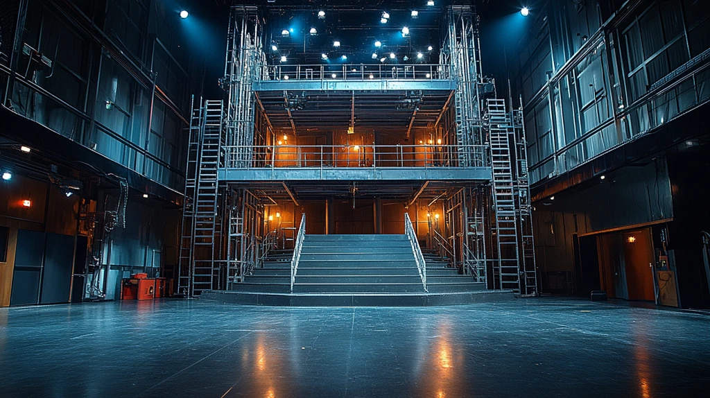 双层金属舞台结构