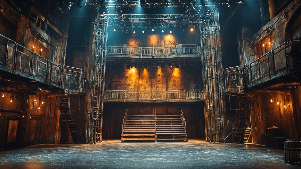 双层金属舞台结构