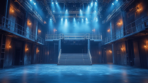 双层金属舞台结构