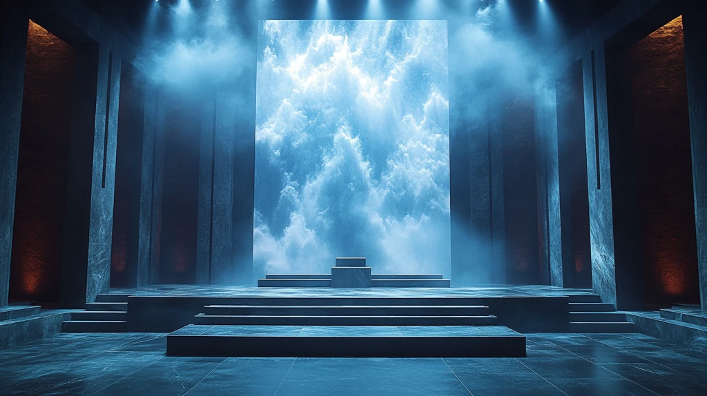 舞台框架与屏幕背景