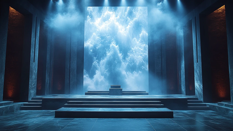 舞台框架与屏幕背景