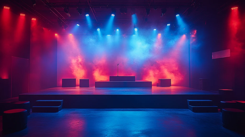 舞台框架与屏幕背景