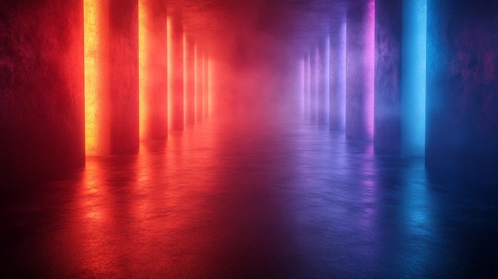 舞台背景红白蓝