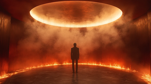 剧院布景詹姆斯邦德房间天花板雾灯