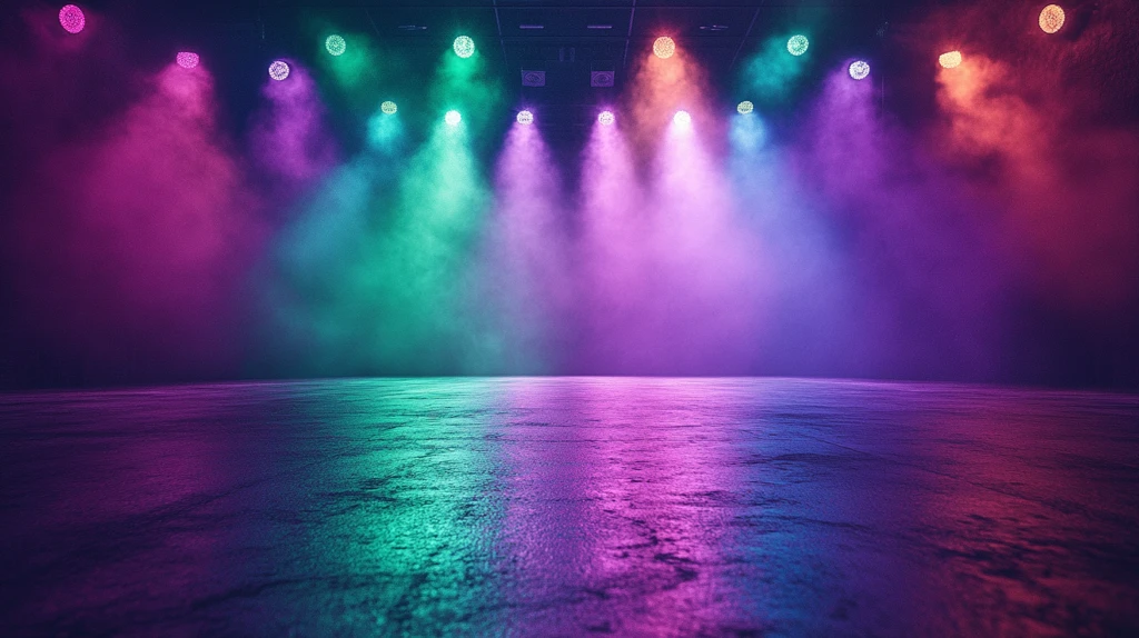 夜店舞台灯光效果