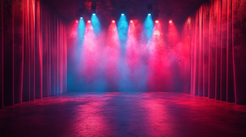 夜店舞台灯光幕布