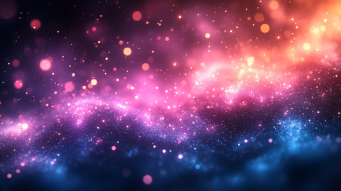 抖音粉蓝光点背景