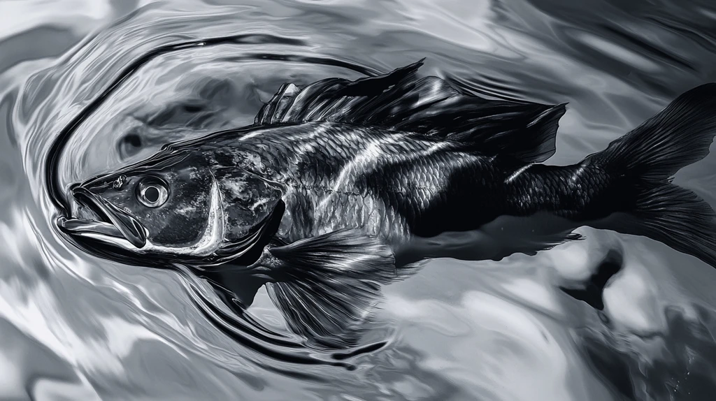 黑白鱼手绘