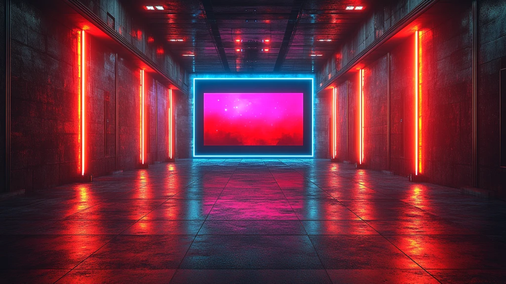 红蓝主题游戏秀舞台