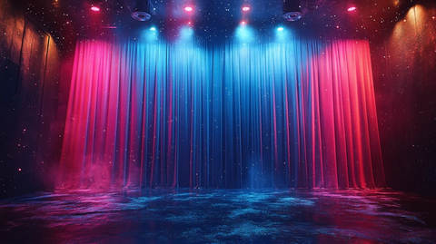 舞台幕布灯光效果