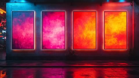 空白海报框现代风格