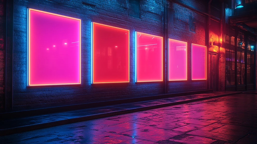 空白海报框现代风格