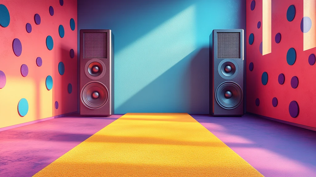 紫色蓝色波点黄色地毯舞台