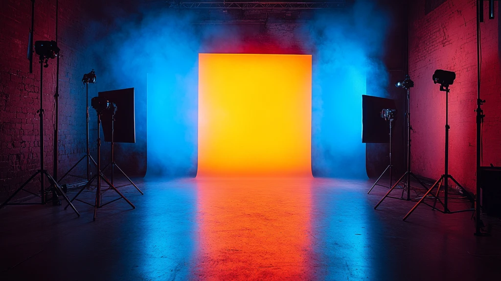 皇家蓝黄光背景