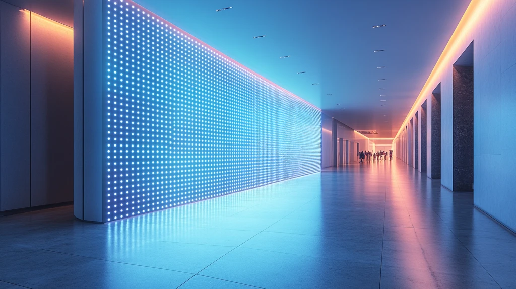 白色背景LED显示屏