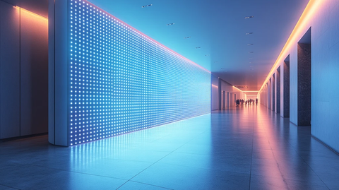 白色背景LED显示屏