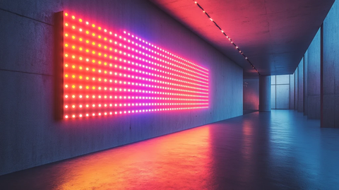 白色背景LED显示屏