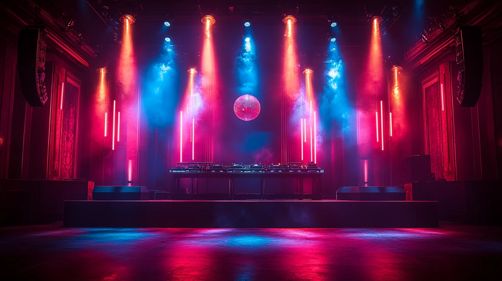 夜店舞台灯光秀