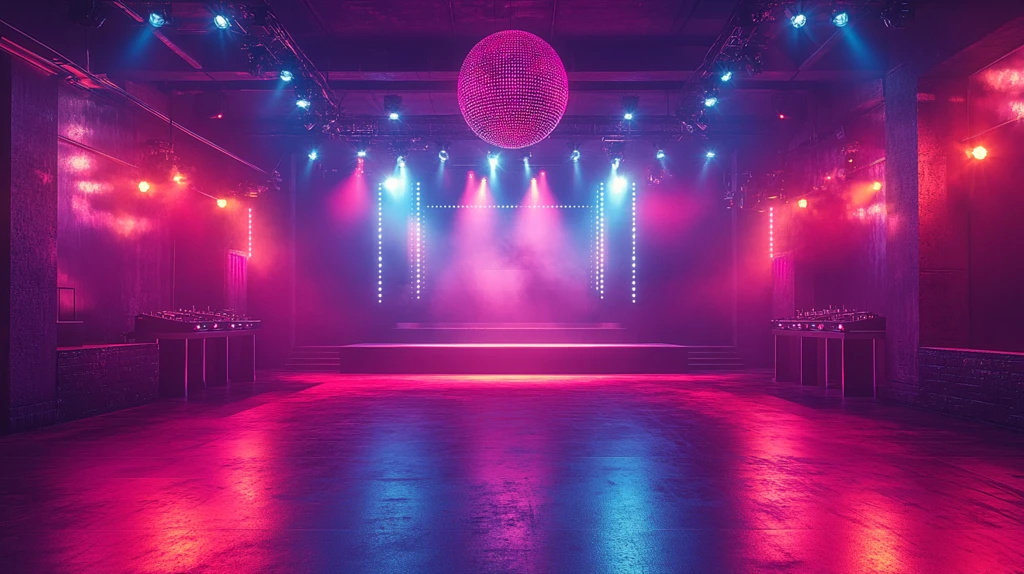 夜店舞台灯光秀