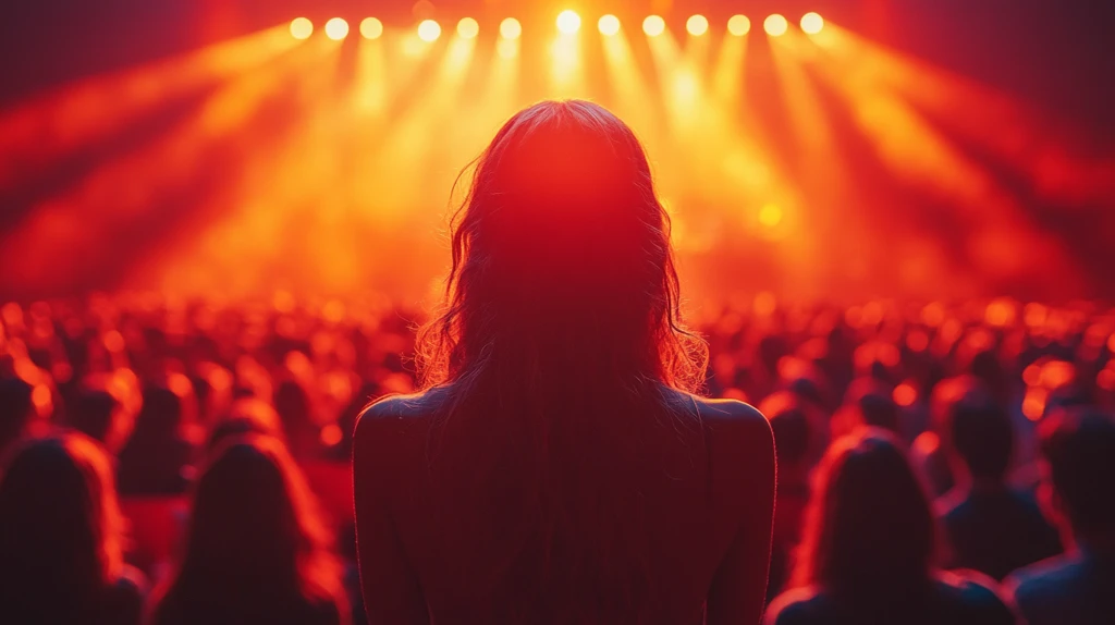 舞台掌声与微笑