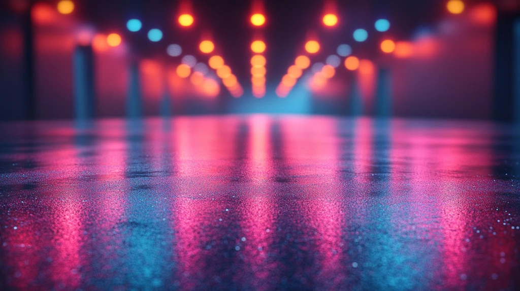 模糊背景技术灯光