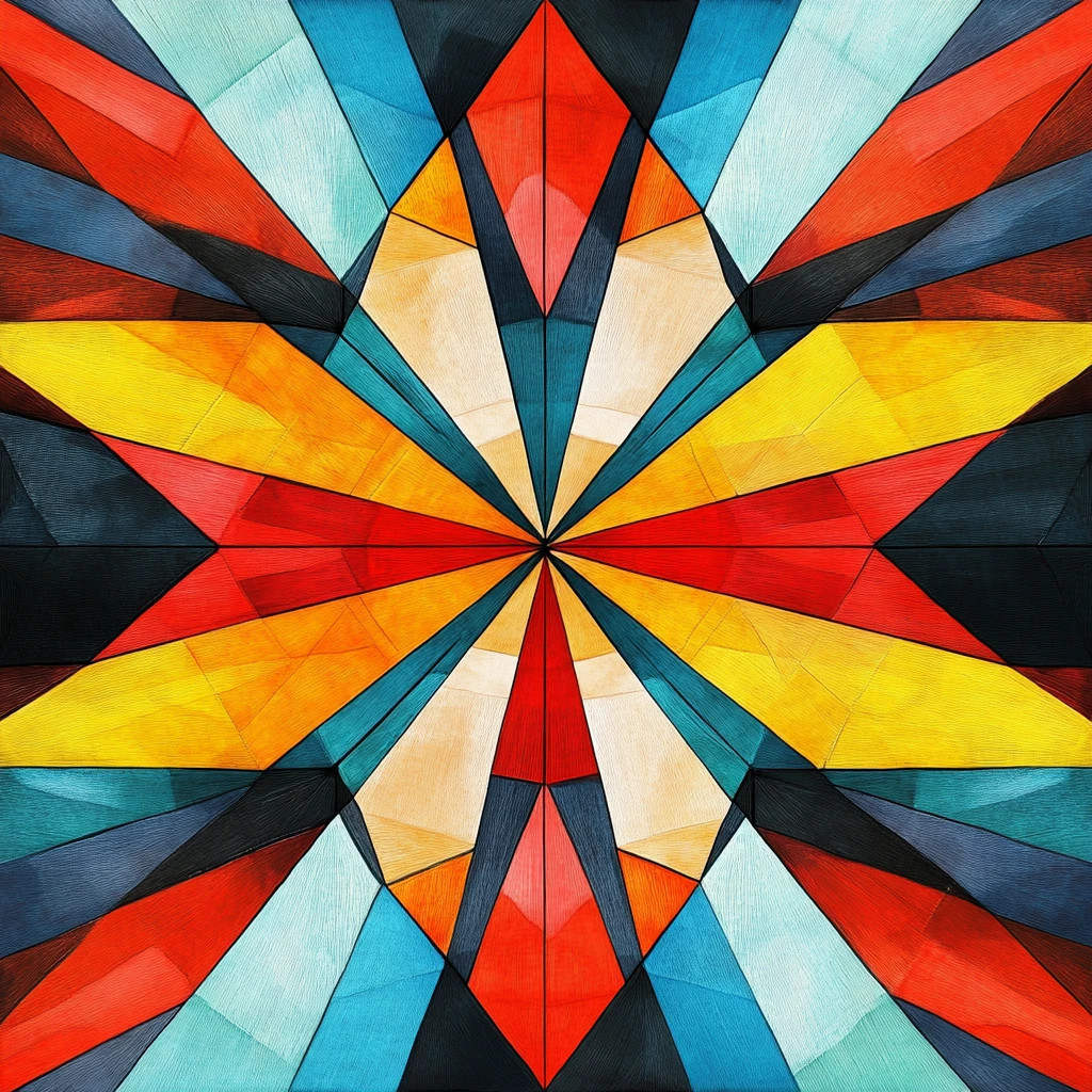 几何高清抽象画大图