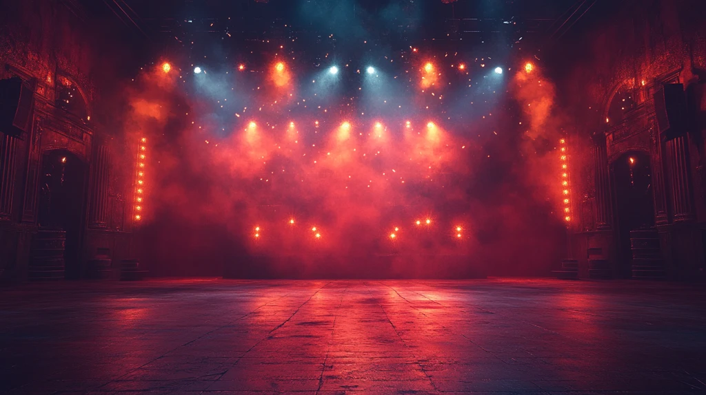 演唱会舞台近景