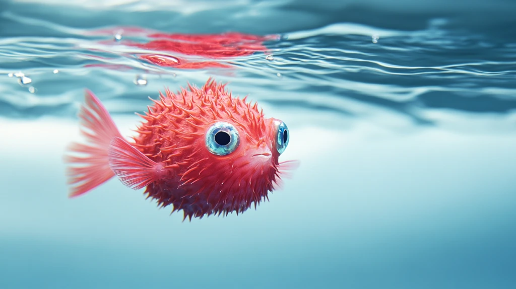 罗汉鱼鱼缸背景壁纸