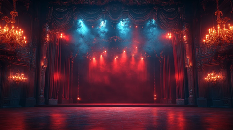 舞台背景灯光效果