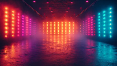 舞台背景灯光效果