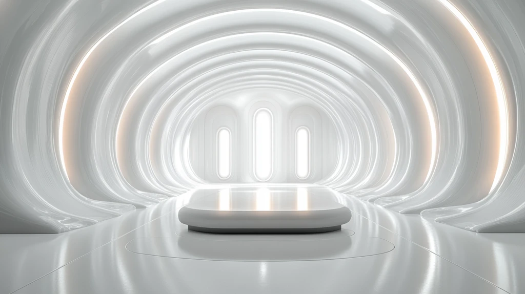 未来感产品展示空间