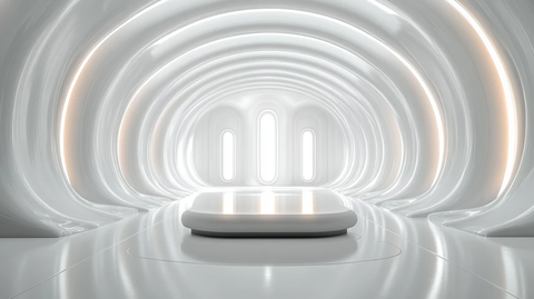 未来感产品展示空间